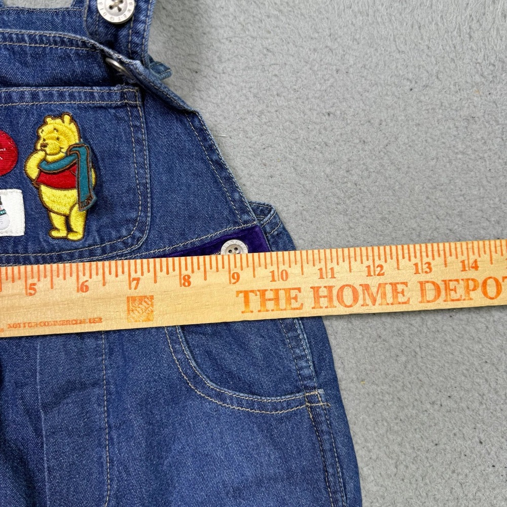 Vintage Disney Winnie The Pooh Winter Denim Overalls - Picture 10 of 10